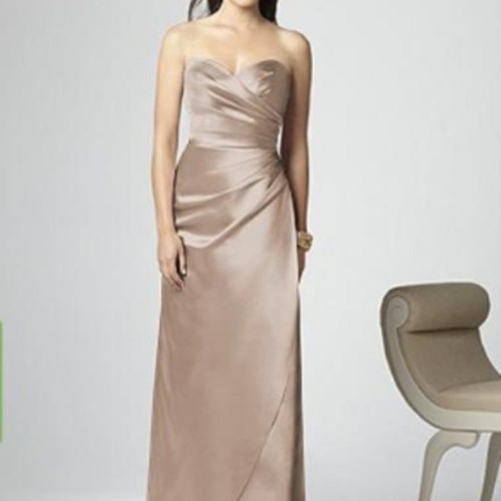 Dessy 2851..Strapless / Special Occasion Dress....Topaz.....Size 0...NWT